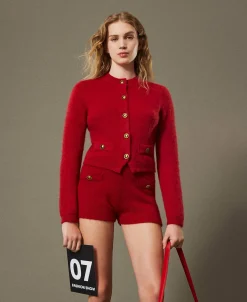 Cardigan «Anne» En Mohair Mélangé