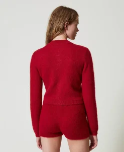 Cardigan «Anne» En Mohair Mélangé