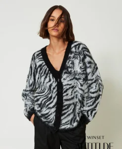 Cardigan MYFO Jacquard Animalier