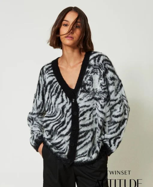 Cardigan MYFO Jacquard Animalier