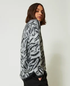 Cardigan MYFO Jacquard Animalier