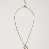 Collier Avec Oval T Floral