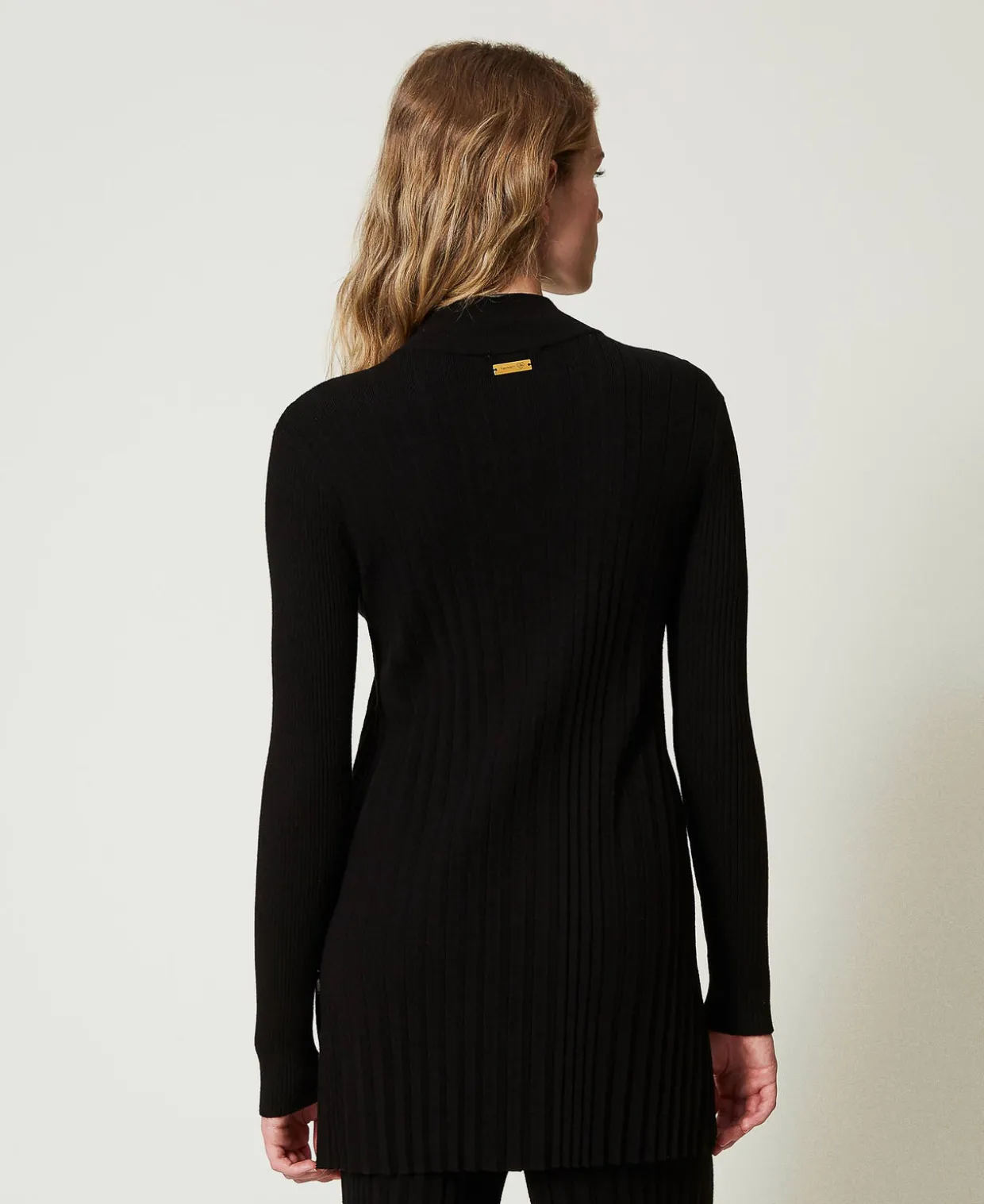 Maxi Pull Plissé Avec Boutons