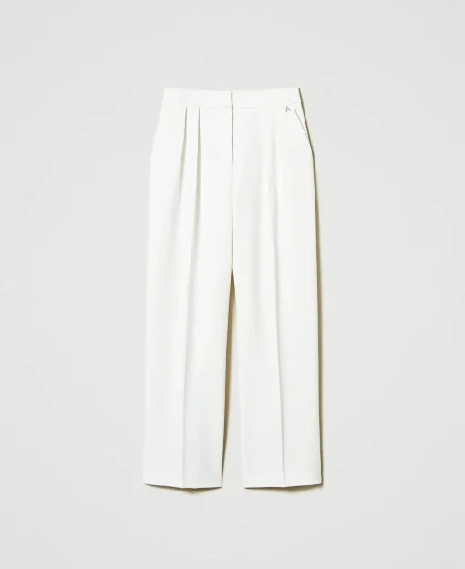 Pantalon Palazzo Avec Plis