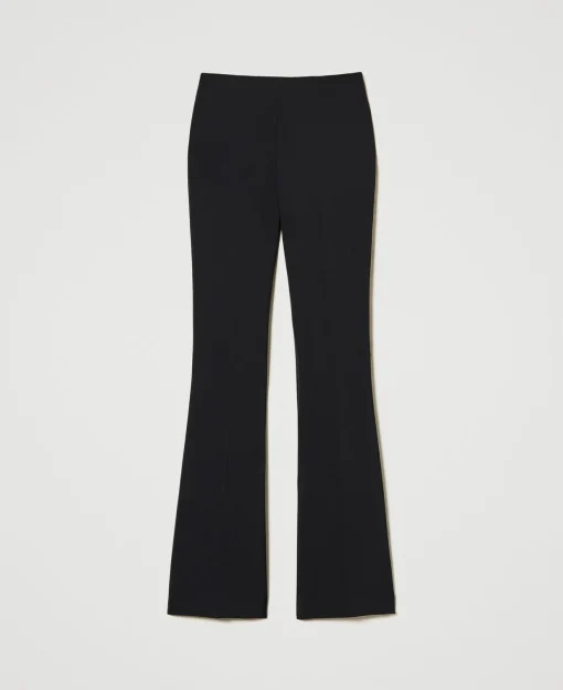 Pantalon évasé Taille Haute
