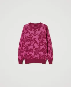 Pull Jacquard En Fil Treeblend