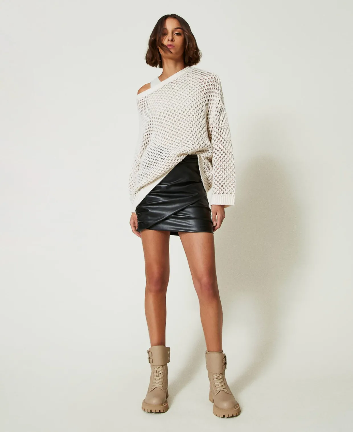 Pull Oversize MYFO Point Filet Avec Lurex