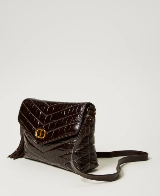Sac à Bandoulière «Dreamy» Moyen En Cuir Imprimé Croco