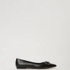 Ballerines En Cuir Avec Oval T
