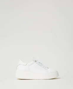 Baskets En Cuir