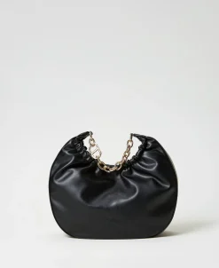 Besace «Croissant» Avec Fronce Et Oval T