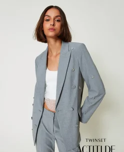 Blazer Avec Broderies Réalisées à La Main
