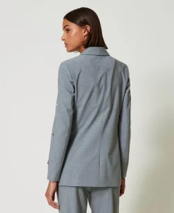 Blazer Avec Broderies Réalisées à La Main