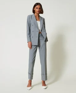 Blazer Avec Broderies Réalisées à La Main