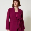 Blazer Avec Ceinture Et Chaîne Oval T