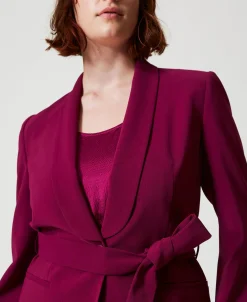 Blazer Avec Ceinture Et Chaîne Oval T
