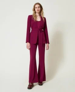 Blazer Avec Ceinture Et Chaîne Oval T