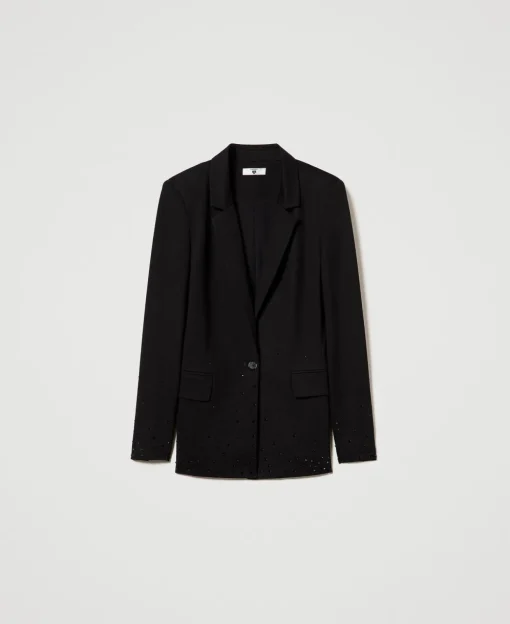 Blazer Avec Strass Dégradés