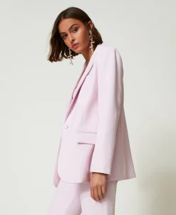 Blazer En Crêpe Cady