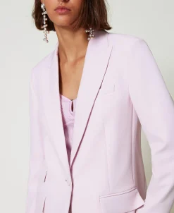 Blazer En Crêpe Cady