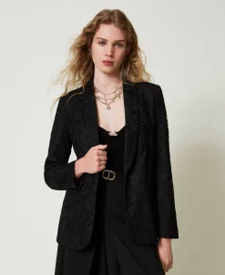 Blazer En Dentelle Macramé