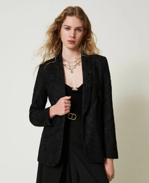Blazer En Dentelle Macramé