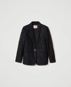 Blazer En Dentelle Macramé