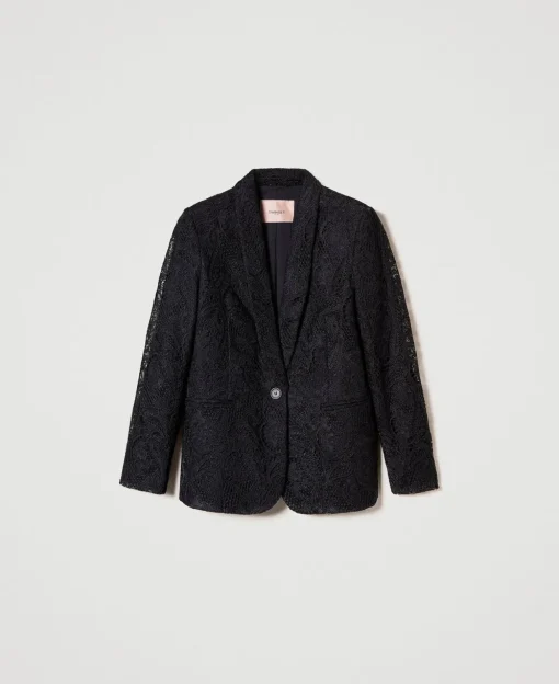 Blazer En Dentelle Macramé