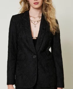 Blazer En Dentelle Macramé
