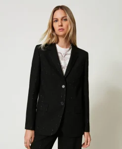 Blazer En Drap Avec Sequins