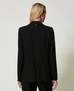 Blazer En Drap Avec Sequins