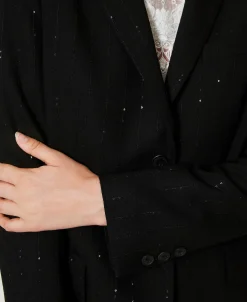 Blazer En Drap Avec Sequins