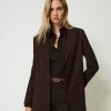 Blazer En Laine Stretch