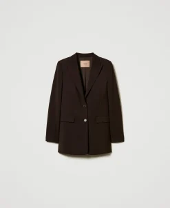 Blazer En Laine Stretch