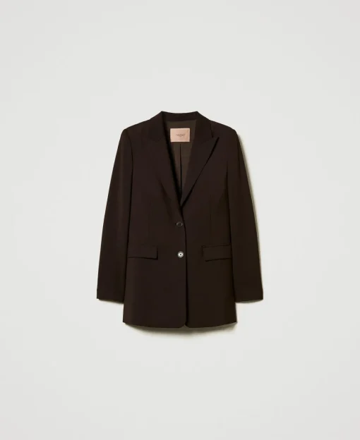 Blazer En Laine Stretch