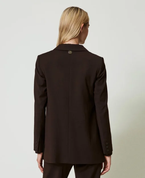 Blazer En Laine Stretch