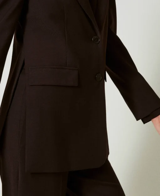 Blazer En Laine Stretch