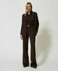 Blazer En Laine Stretch