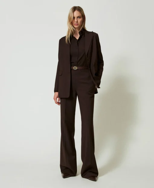 Blazer En Laine Stretch