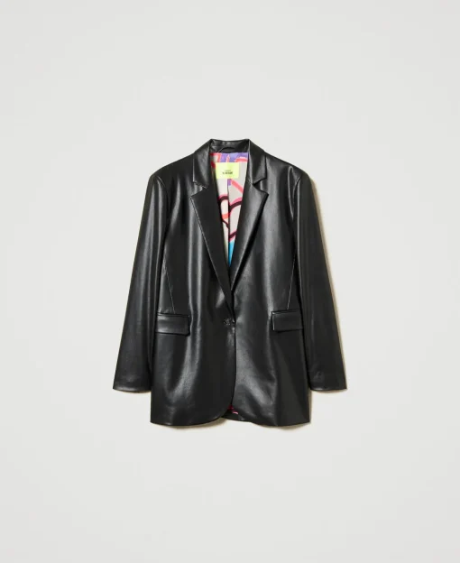 Blazer MYFO Effet Cuir