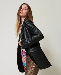 Blazer MYFO Effet Cuir