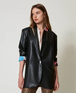 Blazer MYFO Effet Cuir
