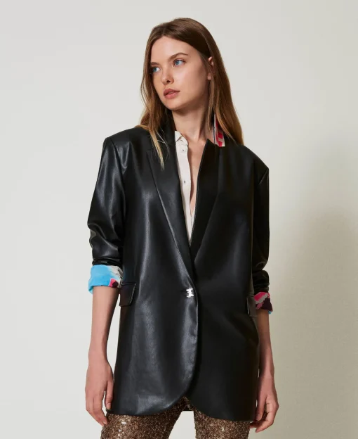 Blazer MYFO Effet Cuir