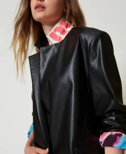 Blazer MYFO Effet Cuir