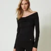 Blouse Avec Col Froncé