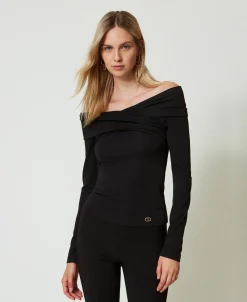 Blouse Avec Col Froncé