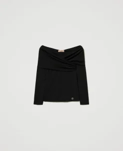Blouse Avec Col Froncé