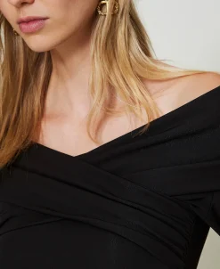 Blouse Avec Col Froncé