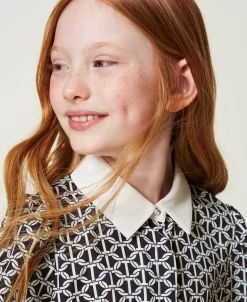 Blouse En Crêpe De Chine Avec Imprimé