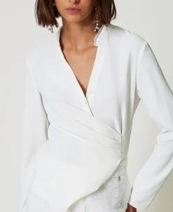 Blouse En Crêpe De Chine Recyclé